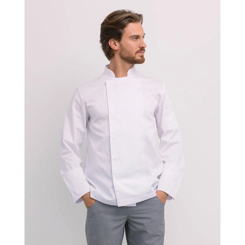 CHAQUETA COCINA CORCHETES OCULTOS UNISEX