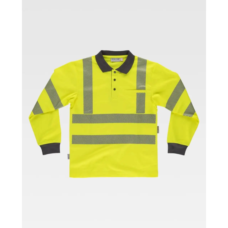 POLO ALTAVISIBILIDAD M/L REFLECTANTE DISCONTINUO