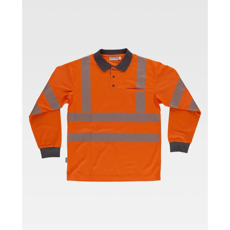 POLO ALTAVISIBILIDAD M/L REFLECTANTE DISCONTINUO