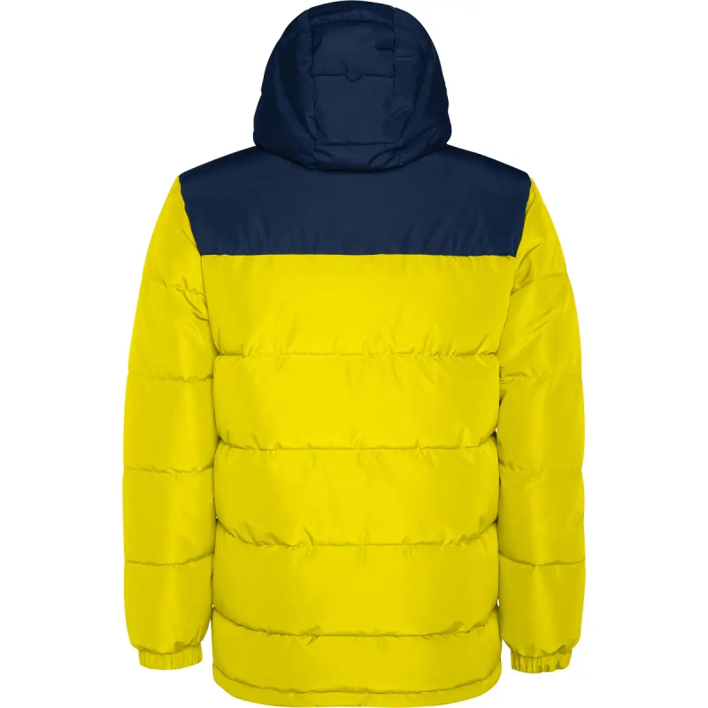 CHAQUETA ACOLCHADA COMBINADA CON CAPUCHA