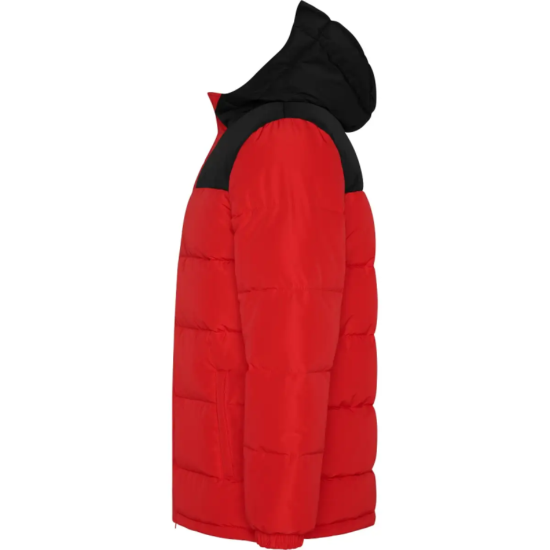 CHAQUETA ACOLCHADA COMBINADA CON CAPUCHA