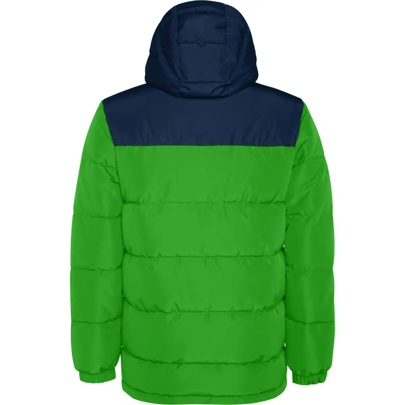 CHAQUETA ACOLCHADA COMBINADA CON CAPUCHA