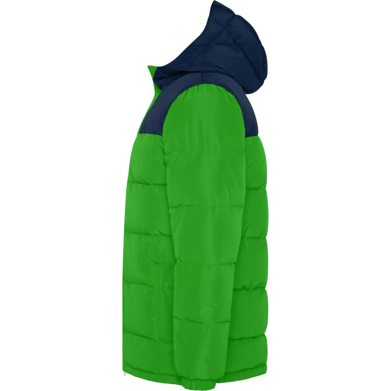 CHAQUETA ACOLCHADA COMBINADA CON CAPUCHA