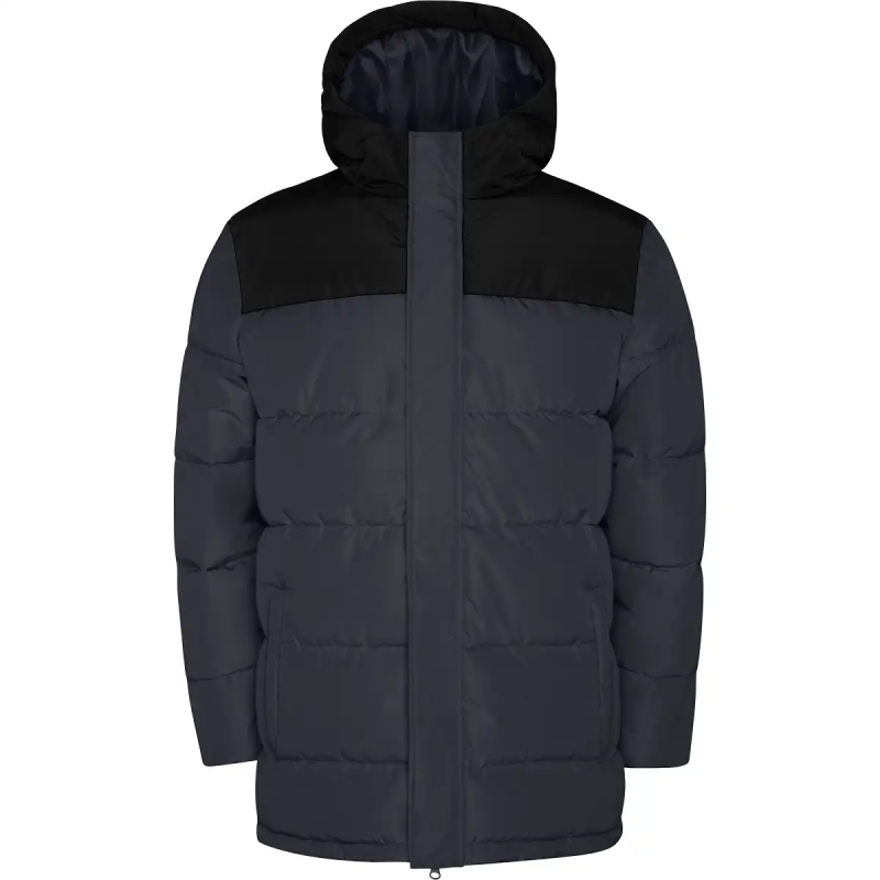 CHAQUETA ACOLCHADA COMBINADA CON CAPUCHA