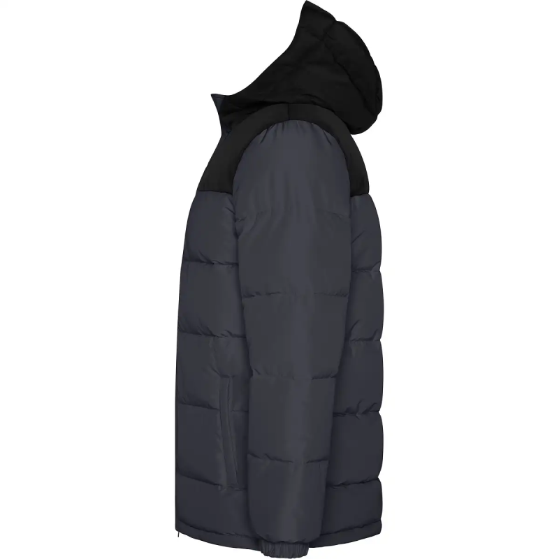 CHAQUETA ACOLCHADA COMBINADA CON CAPUCHA