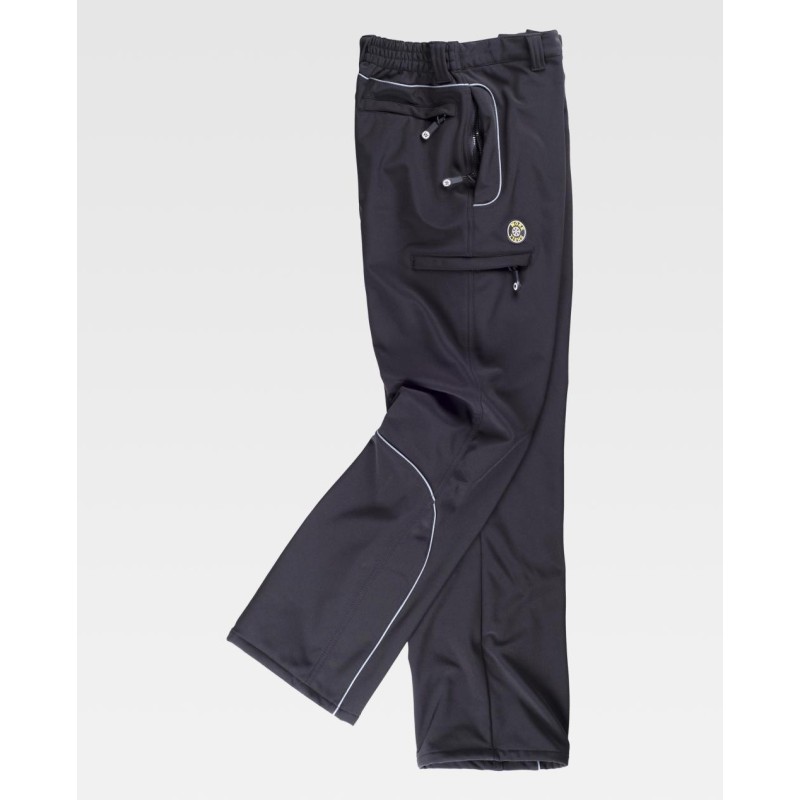 PANTALON WORKSHELL CON VIVOS REFLECTANTES