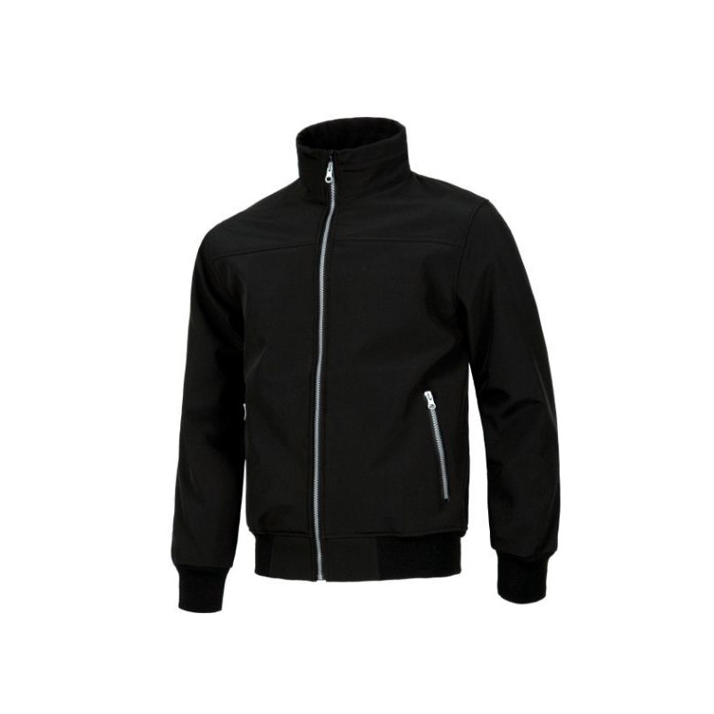 CHAQUETA WORKSHELL NEGRA