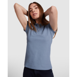 ⭐ POLO MUJER MANGA CORTA ALGODÓN COLORES | Azules de Vergara