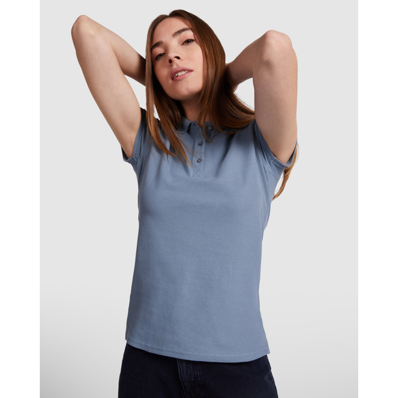 POLO MUJER MANGA CORTA ALGODÓN COLORES