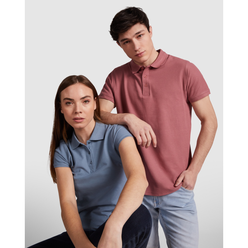 POLO MUJER MANGA CORTA ALGODÓN COLORES