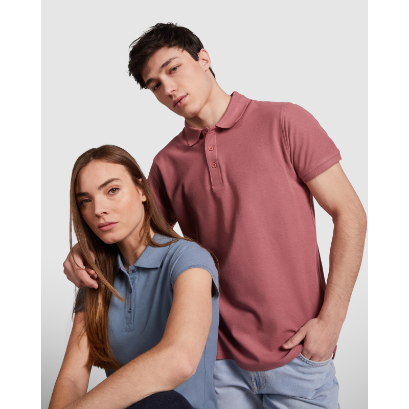 POLO MUJER MANGA CORTA ALGODÓN COLORES