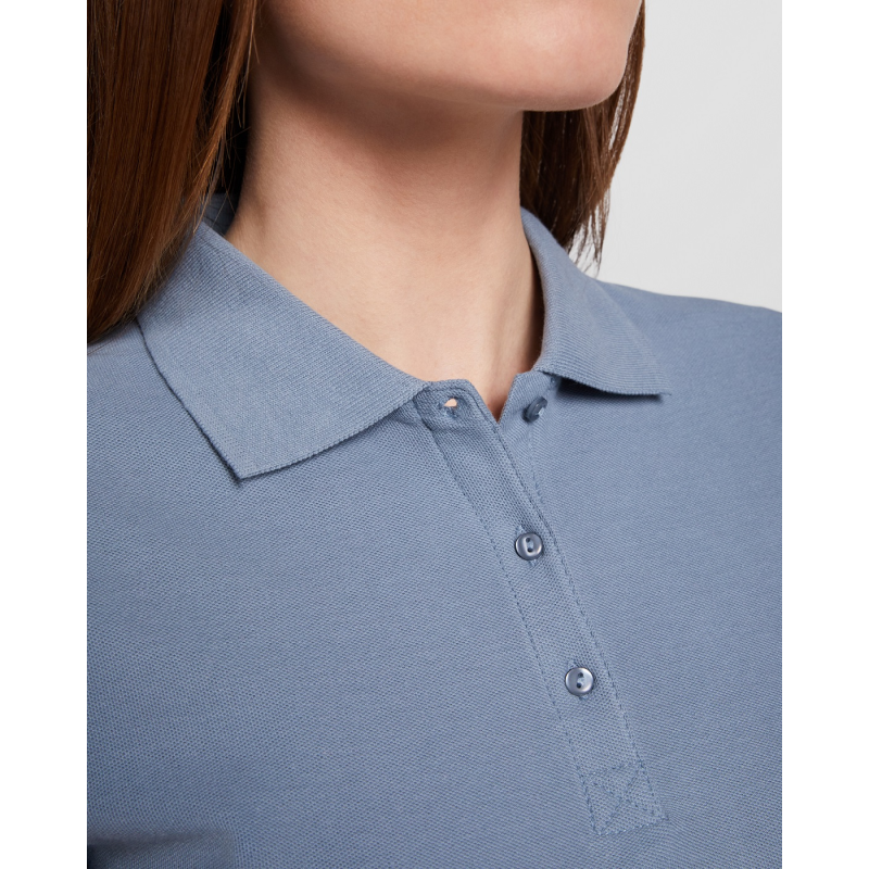 POLO MUJER MANGA CORTA ALGODÓN COLORES