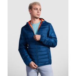 ⭐ CHAQUETA HOMBRE TIPO PLUMA CON CAPUCHA | Azules de Vergara