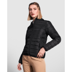 ⭐ CHAQUETA MUJER TIPO PLUMA CON CAPUCHA | Azules de Vergara