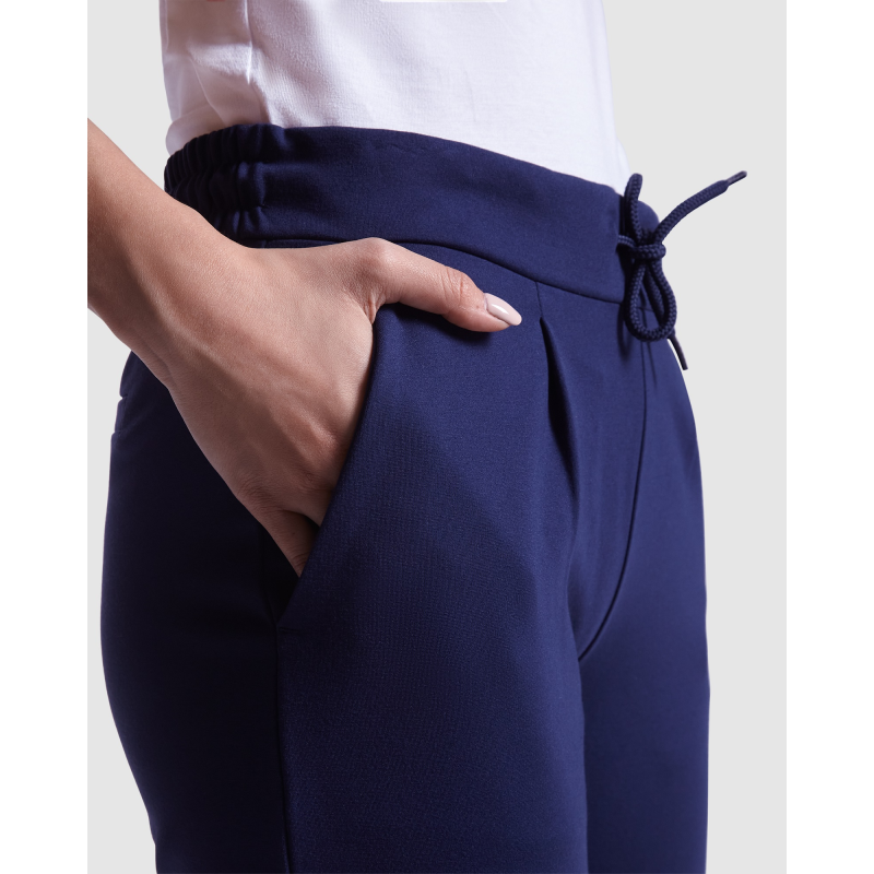 PANTALON MUJER AJUSTE CON CORDÓN Y GOMA