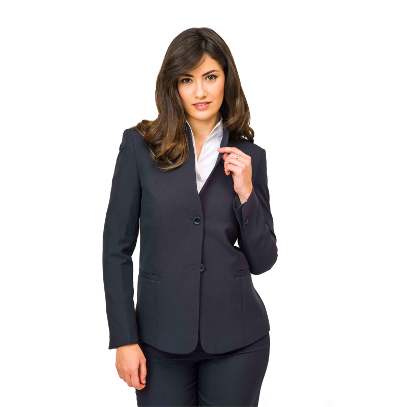 AMERICANA MUJER CUELLO CHIMENEA RECEPCIÓN