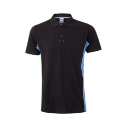 ⭐ POLO MANGA CORTA BICOLOR INDUSTRIA | Azules de Vergara