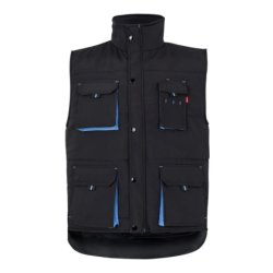 ⭐ CHALECO INDUSTRIA BICOLOR MULTIBOLSILLOS | Azules de Vergara