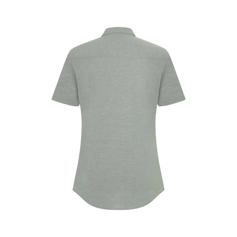 CAMISA MUJER OXFORD MANGA CORTA STRETCH