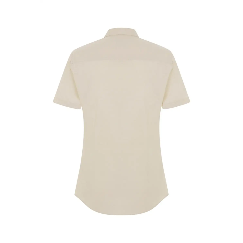 CAMISA MUJER OXFORD MANGA CORTA STRETCH