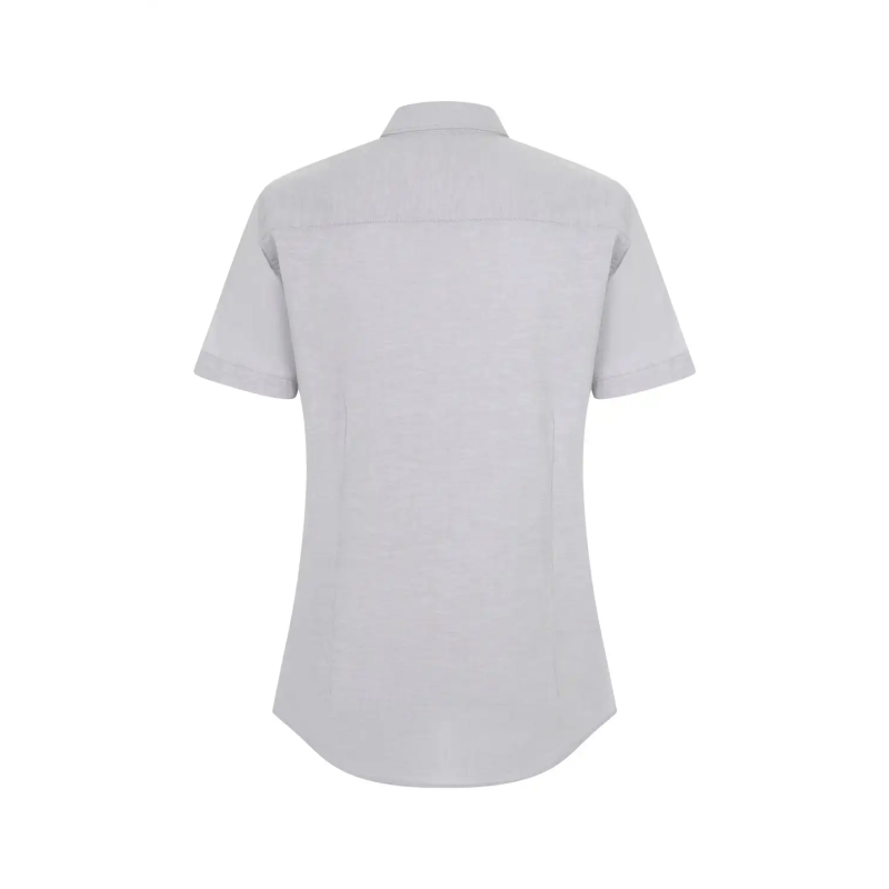 CAMISA MUJER OXFORD MANGA CORTA STRETCH
