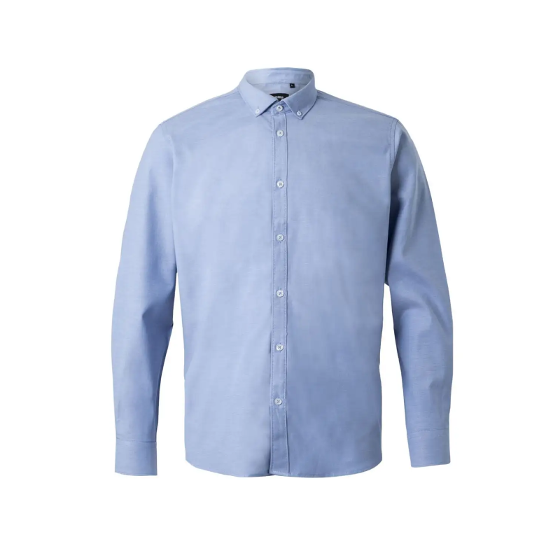 CAMISA OXFORD MANGA LARGA STRETCH