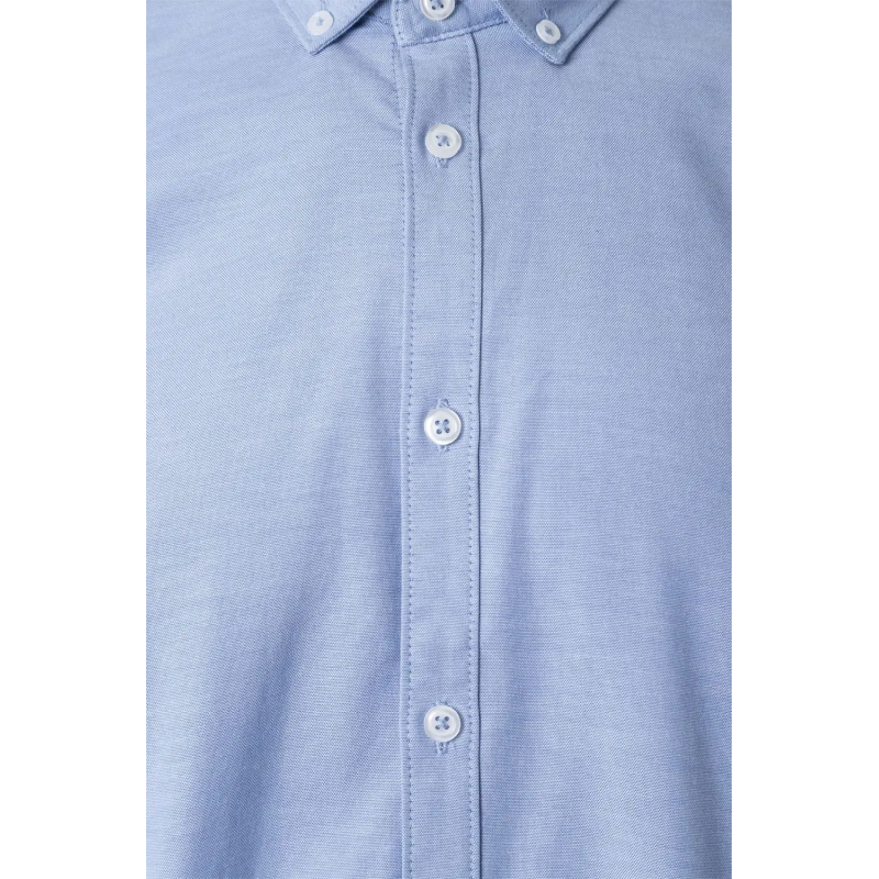 CAMISA OXFORD MANGA LARGA STRETCH