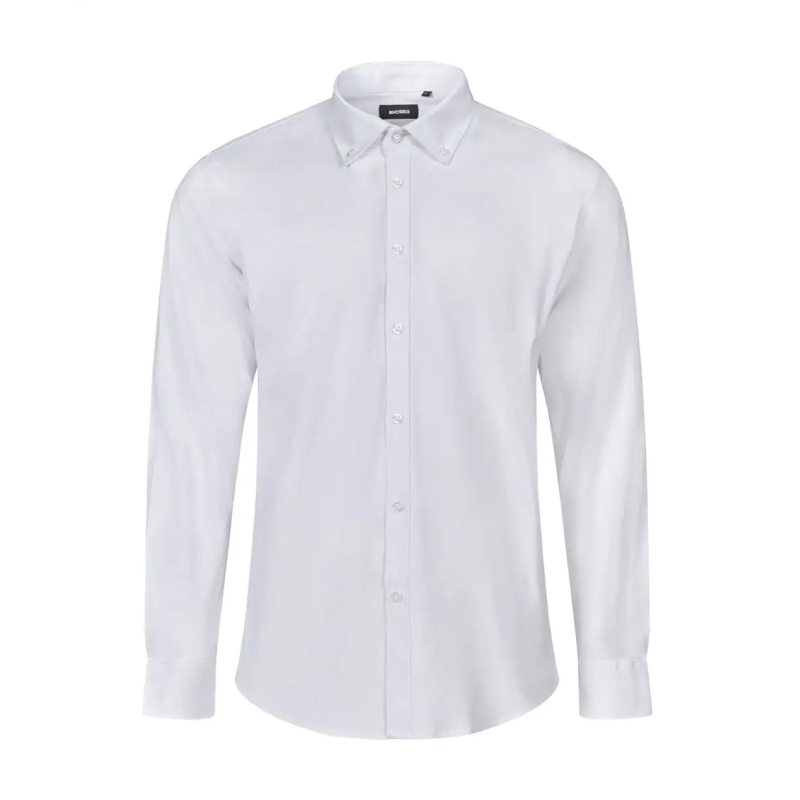 CAMISA OXFORD MANGA LARGA STRETCH