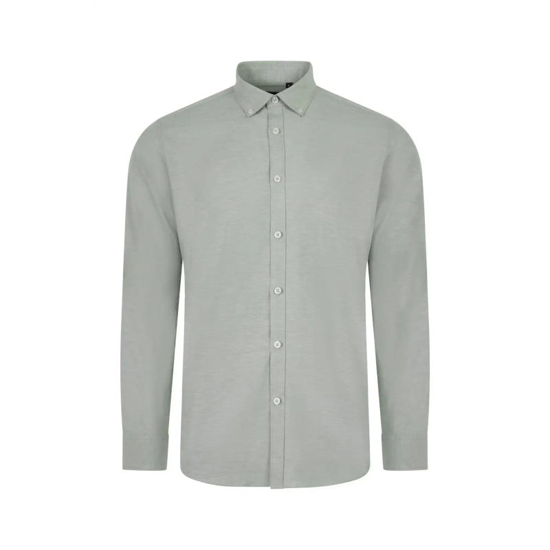 CAMISA OXFORD MANGA LARGA STRETCH