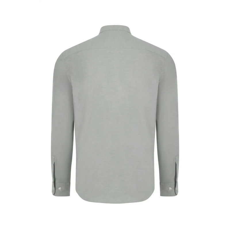 CAMISA OXFORD MANGA LARGA STRETCH