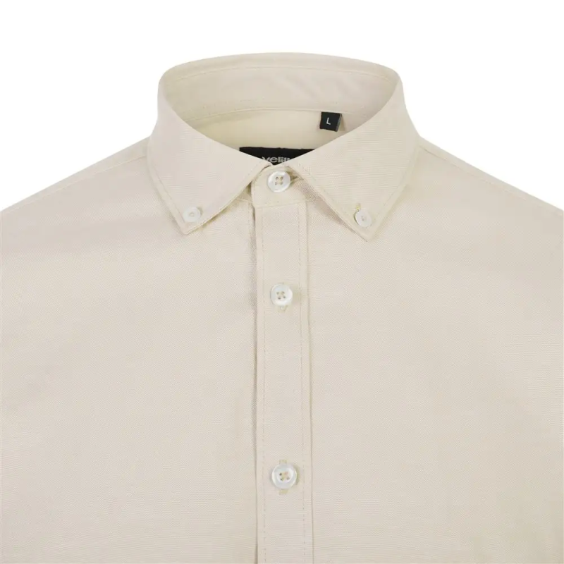 CAMISA OXFORD MANGA LARGA STRETCH