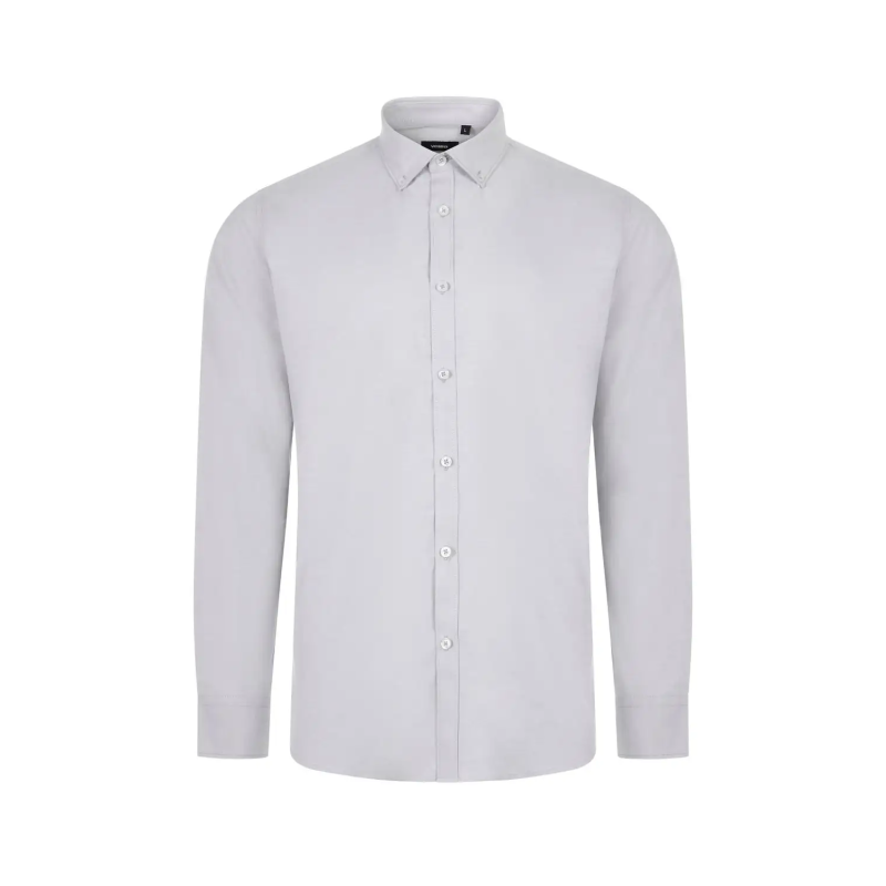 CAMISA OXFORD MANGA LARGA STRETCH