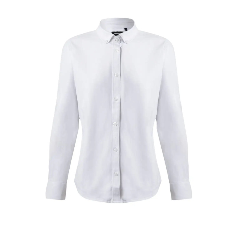 CAMISA MUJER OXFORD MANGA LARGA STRETCH