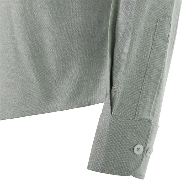 CAMISA MUJER OXFORD MANGA LARGA STRETCH