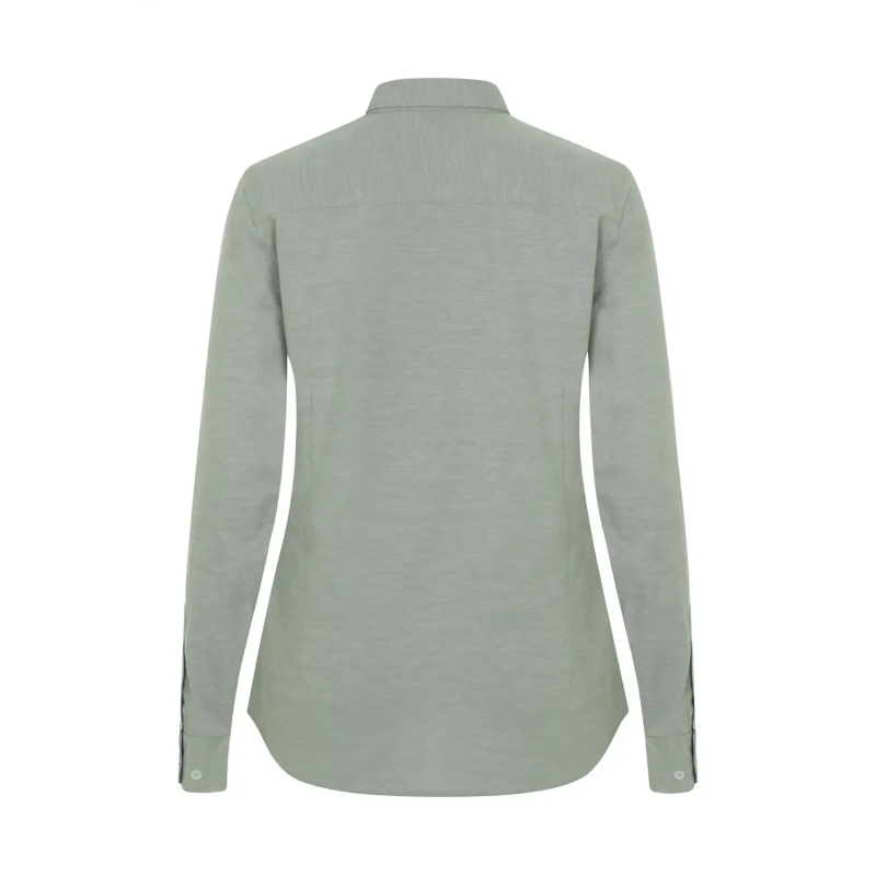 CAMISA MUJER OXFORD MANGA LARGA STRETCH