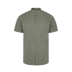 ⭐ CAMISA HOMBRE POPELIN MANGA CORTA STRETCH | Azules de Vergara