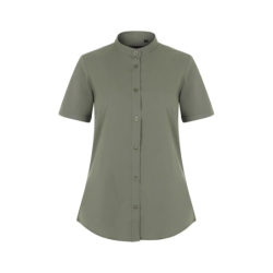 ⭐ CAMISA MUJER POPELIN MANGA CORTA STRETCH | Azules de Vergara