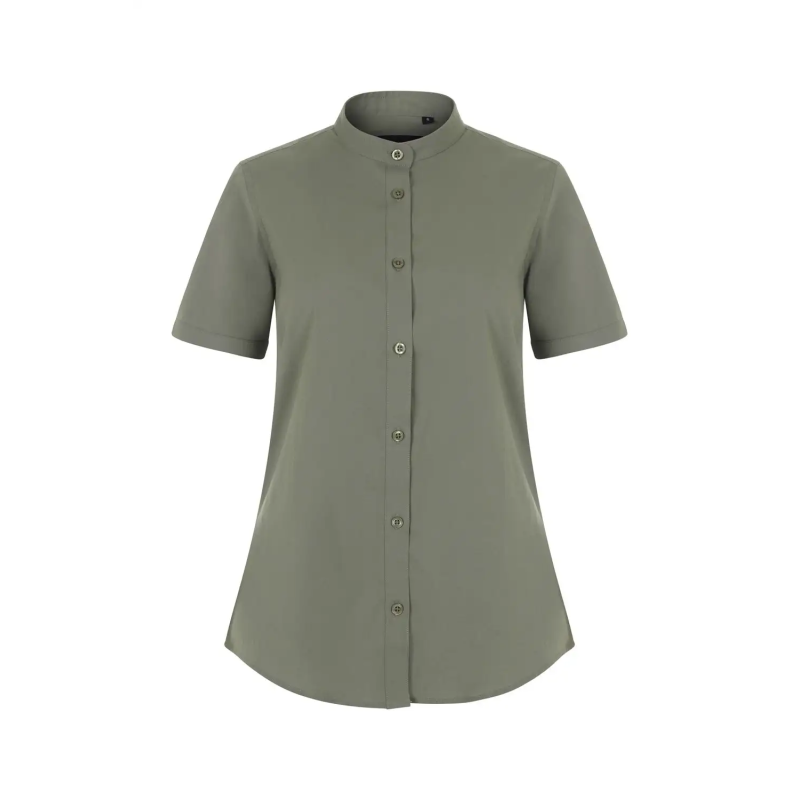 CAMISA MUJER POPELIN MANGA CORTA STRETCH