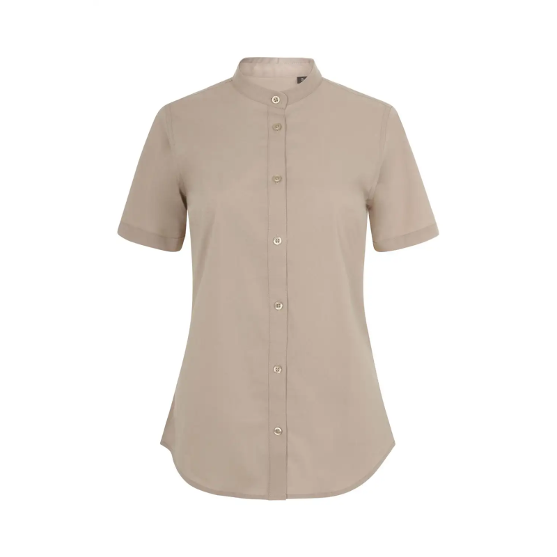 CAMISA MUJER POPELIN MANGA CORTA STRETCH