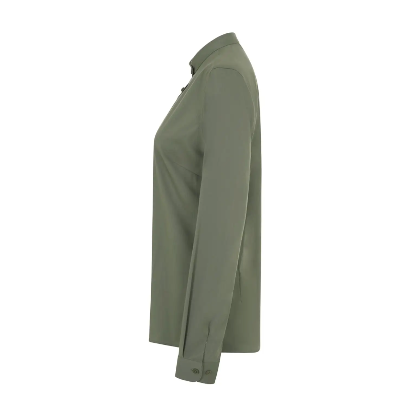 CAMISA MUJER POPELIN MANGA LARGA STRETCH