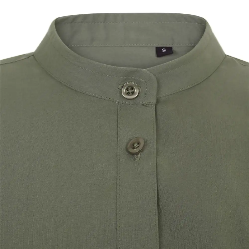 CAMISA MUJER POPELIN MANGA LARGA STRETCH