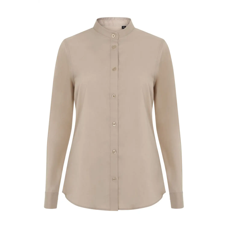 CAMISA MUJER POPELIN MANGA LARGA STRETCH