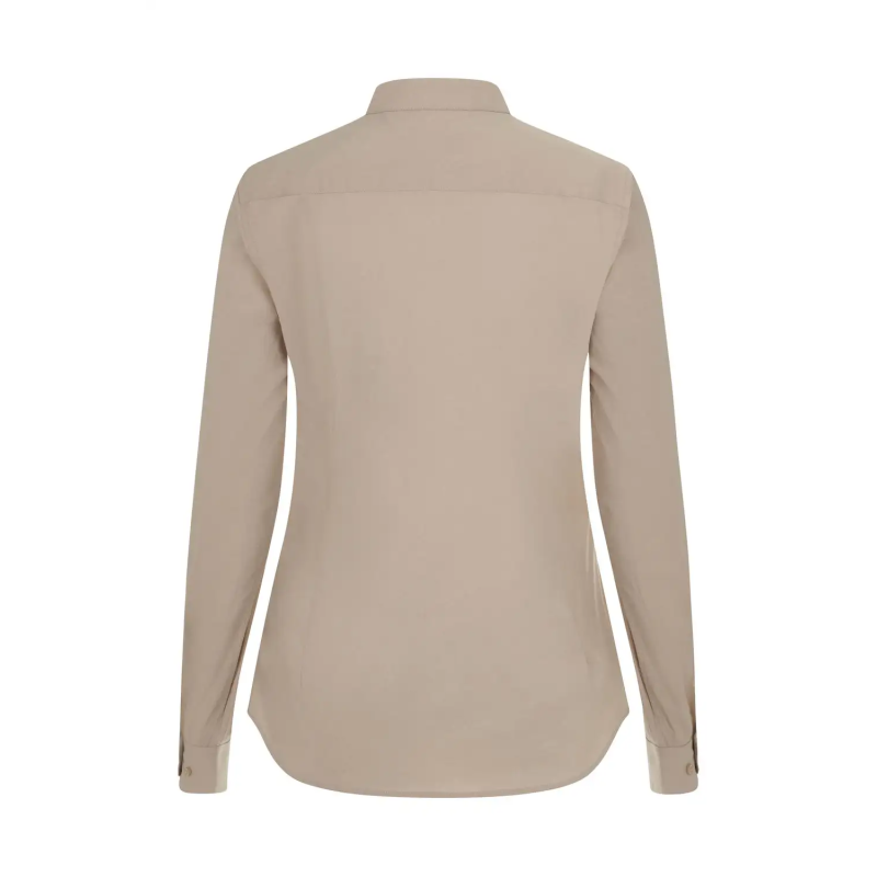 CAMISA MUJER POPELIN MANGA LARGA STRETCH