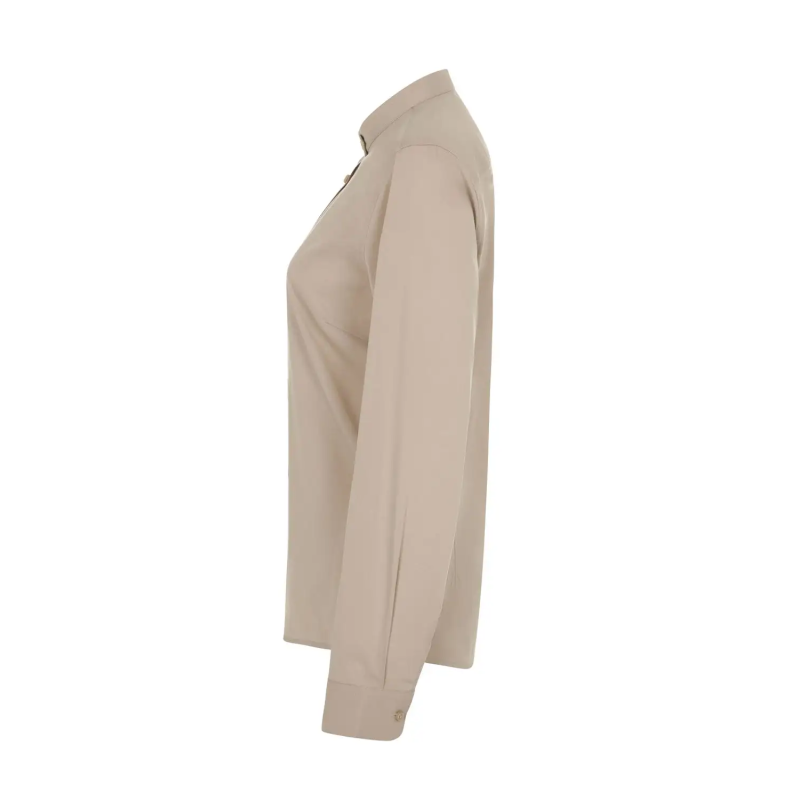 CAMISA MUJER POPELIN MANGA LARGA STRETCH