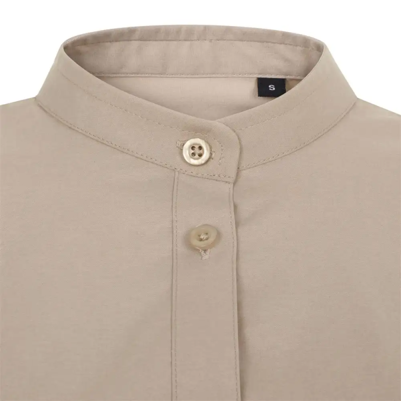 CAMISA MUJER POPELIN MANGA LARGA STRETCH