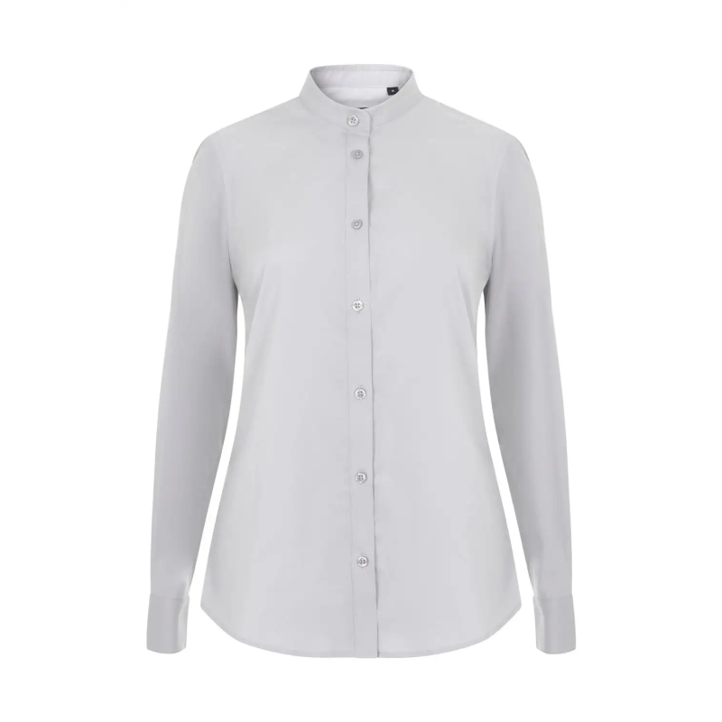 CAMISA MUJER POPELIN MANGA LARGA STRETCH