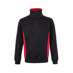 ⭐ SUDADERA BICOLOR MEDIA CREMALLERA INDUSTRIA | Azules de Vergara