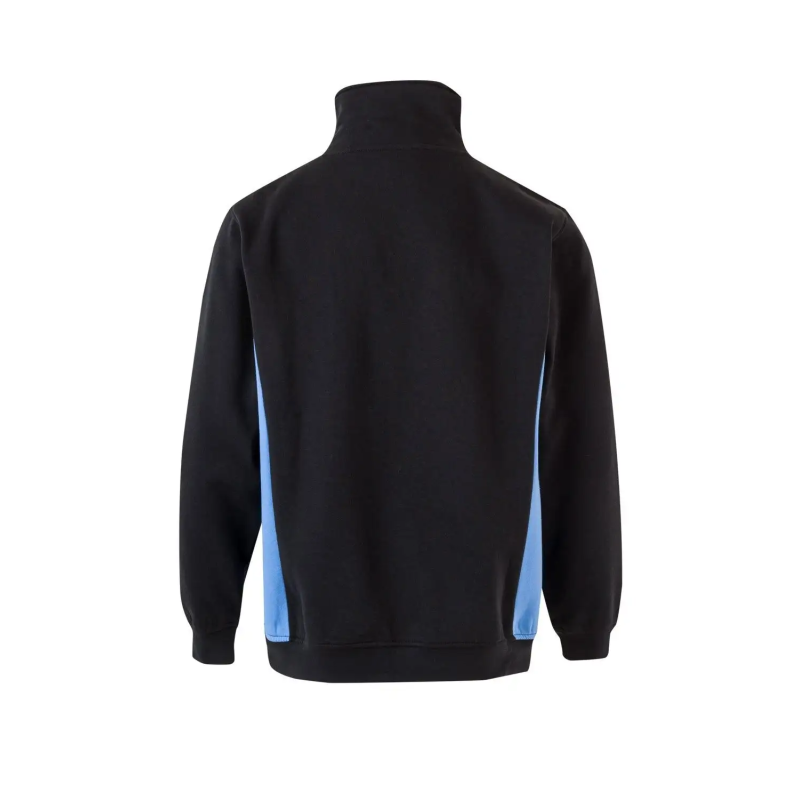 SUDADERA BICOLOR MEDIA CREMALLERA INDUSTRIA