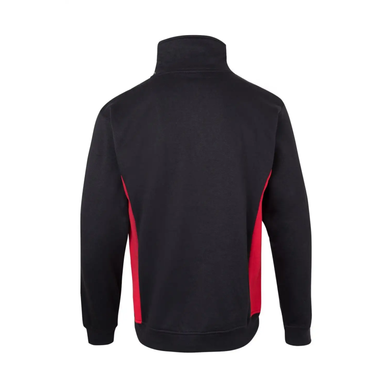 SUDADERA BICOLOR MEDIA CREMALLERA INDUSTRIA