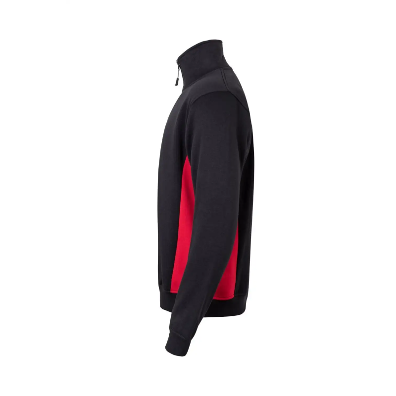 SUDADERA BICOLOR MEDIA CREMALLERA INDUSTRIA
